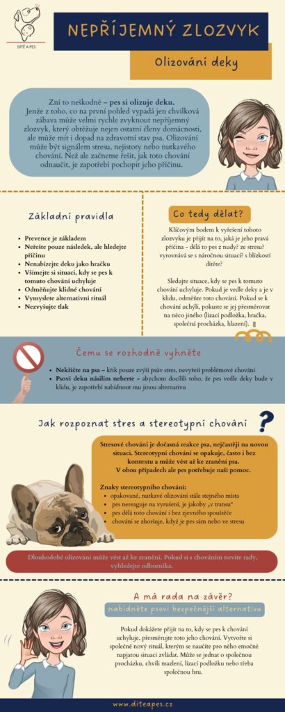 Víte, proč pes olizuje deku? Příčiny jsou možná jiné, než si myslíte