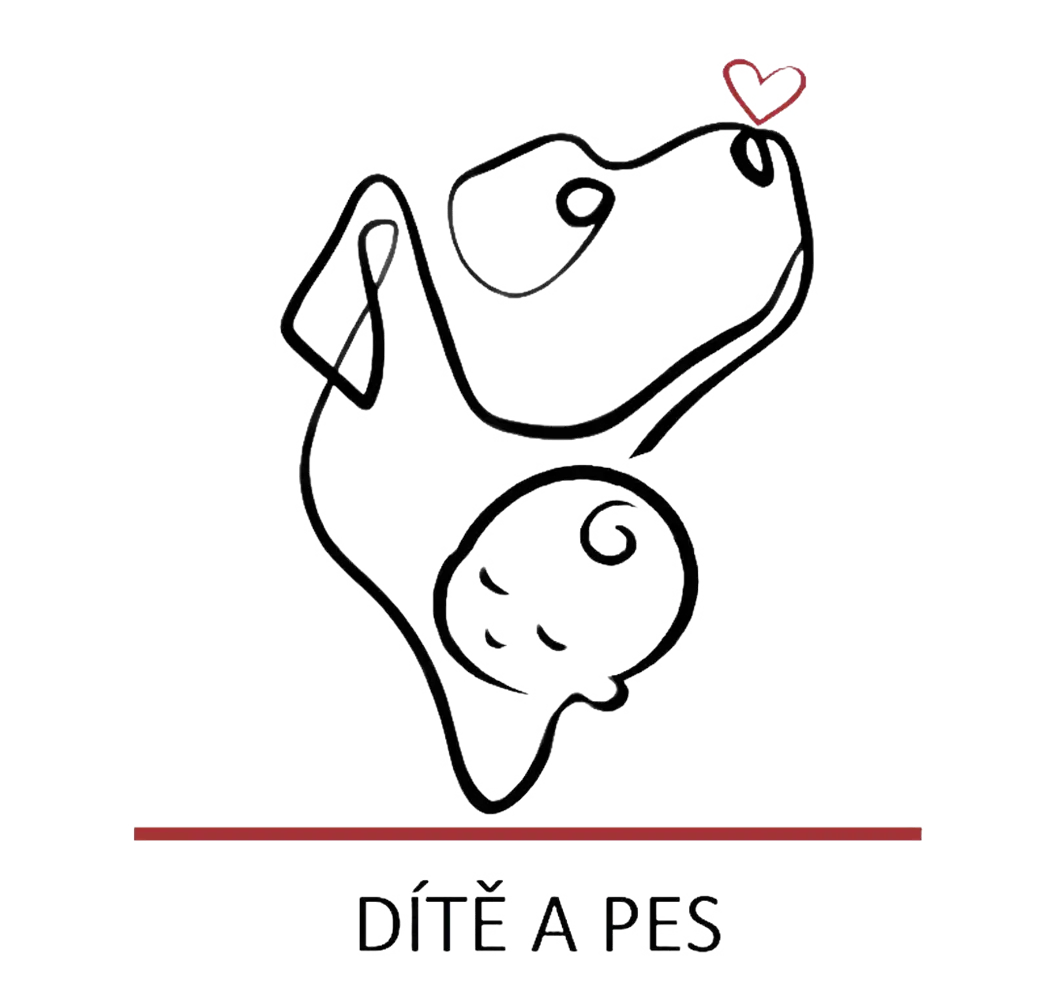 Logo webu zaměřeného na bezpečnost dítěte a psa v rodinném prostředí