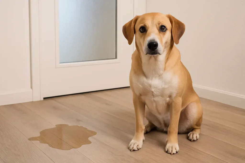 Čůrání doma může značit zdravotní problém nebo stres